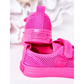 Deportivas Infantiles Con Malla Big Star HH374019 Fucsia rosado 6