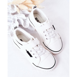 Zapatillas Infantiles Con Velcro Big Star HH374028 Blanco 5