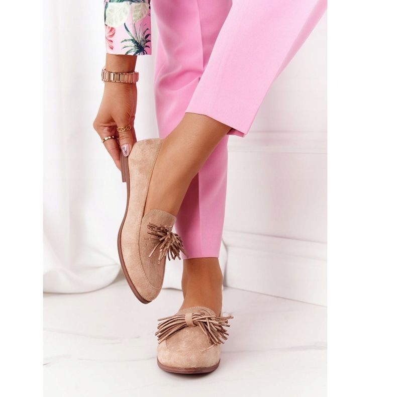 EVE Mocasines Ante Flecos Beige Alicante 1