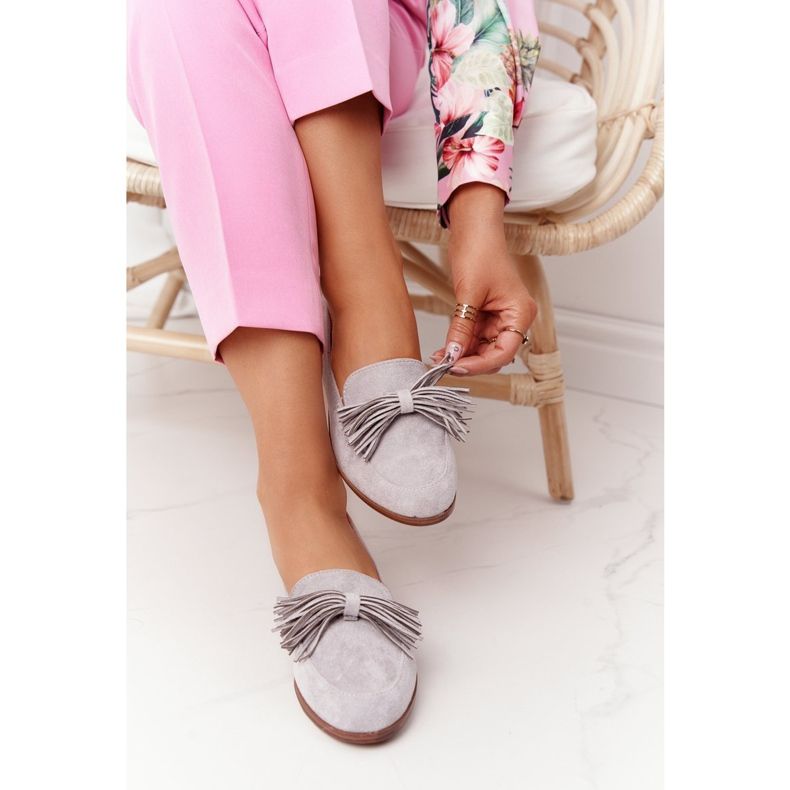 EVE Mocasines Ante Flecos Gris Alicante 2