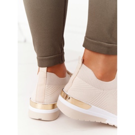 PG1 Zapatillas Deportivas Zapatillas Beige Cuña Adeyla 1