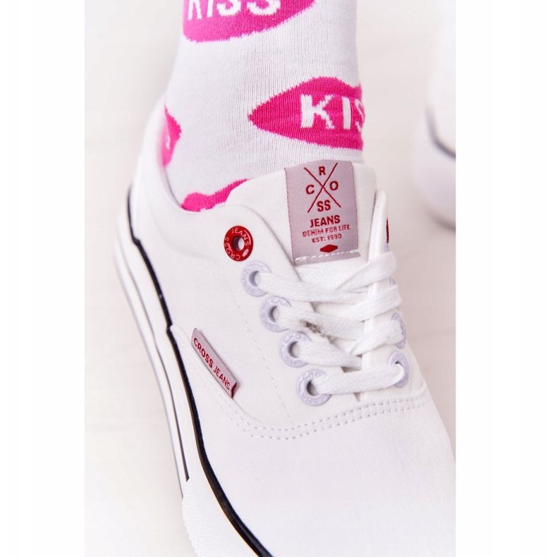 Zapatillas De Mujer En La Plataforma Cross Jeans FF2R4001C Blanco 2 Zapatillas De Mujer En La Plataforma Cross Jeans FF2R4001C Blanco 2