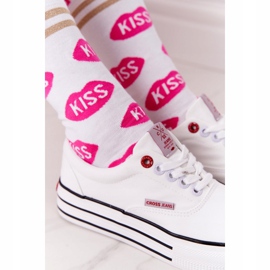Zapatillas De Mujer En La Plataforma Cross Jeans FF2R4001C Blanco 6