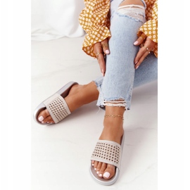 EVE Pantuflas Goma Lentejuelas Tonya Gris 4