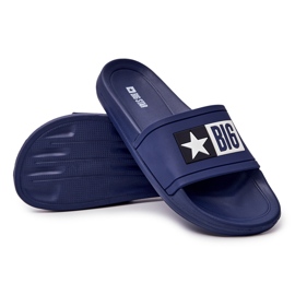 Zapatillas de hombre Big Star DD174701 azul marino 4