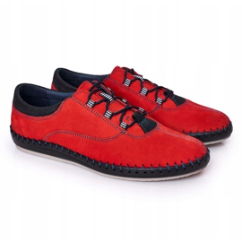 Bednarek Polish Shoes Zapatos de piel para hombre Bednarek Red rojo 6