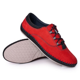 Bednarek Polish Shoes Zapatos de piel para hombre Bednarek Red rojo 3