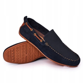 Mocasines Casual Ante GOE HH1N4019 Azul Marino marrón 2