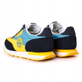 Zapatos Deportivos para Hombre Memory Foam Big Star HH174249 Amarillo-Azul multicolor 1