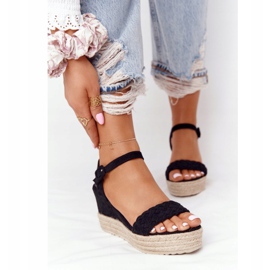 PS1 Sandalias de cuña baleares negras negro 2 PS1 Sandalias de cuña baleares negras negro 2