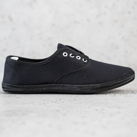 Zapatillas New Age con cordones negro 4