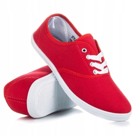 Zapatillas New Age con cordones rojo 7