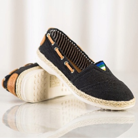Beauty Girl'S Alpargatas Textiles negro 3