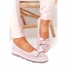 Bailarinas Eco-Friendly de Piel Rio Flore Rosa 4