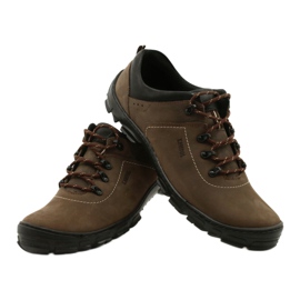 Kampol Zapatillas trekking hombre 36 oliva marrón multicolor 5