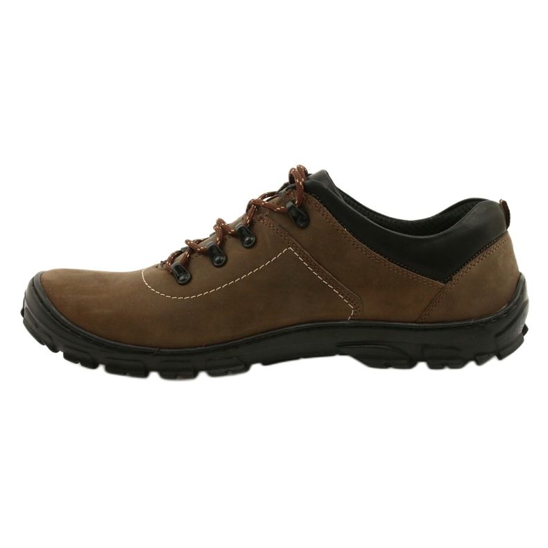 Kampol Zapatillas trekking hombre 36 oliva marrón multicolor 2