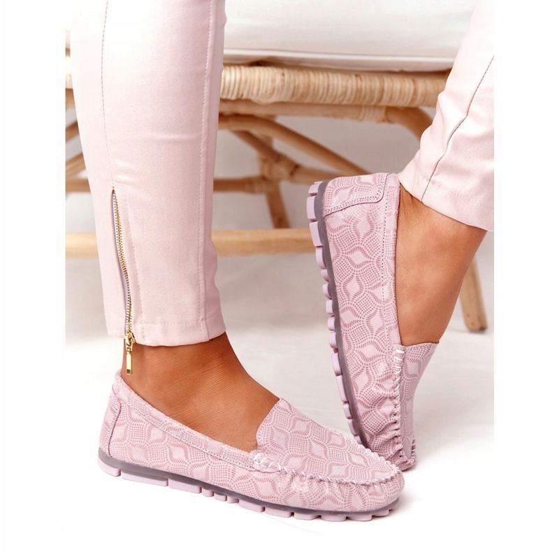 Mocasines Rio Flore de Piel Ecológica Rosa 5