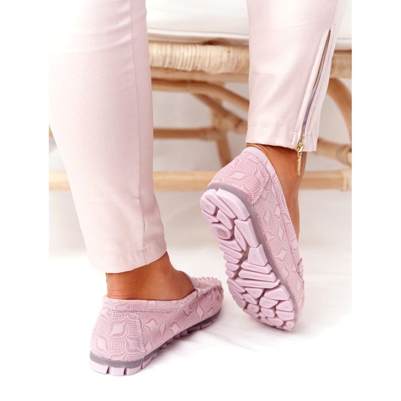 Mocasines Rio Flore de Piel Ecológica Rosa 4