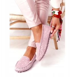 Mocasines Rio Flore de Piel Ecológica Rosa 1