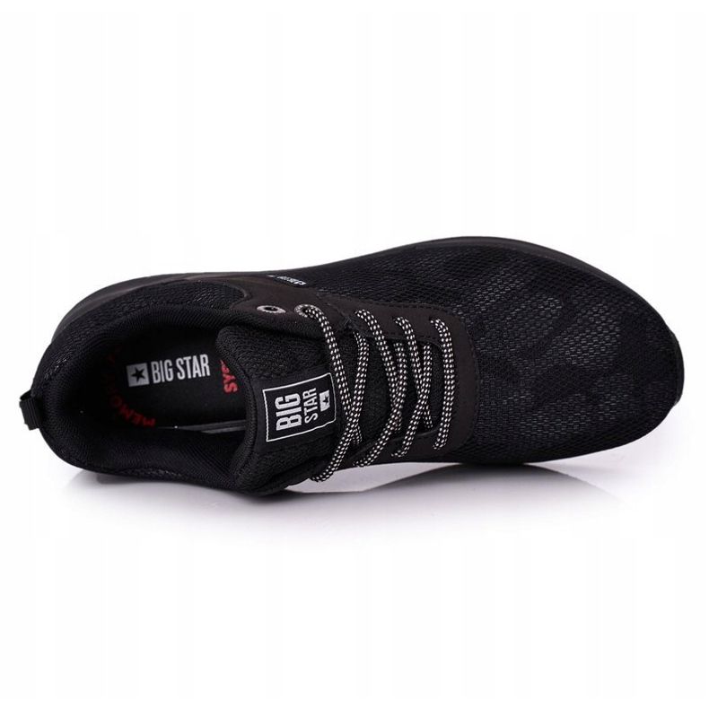 Calzado deportivo para hombre Memory Foam Big Star HH174141 Negro 1