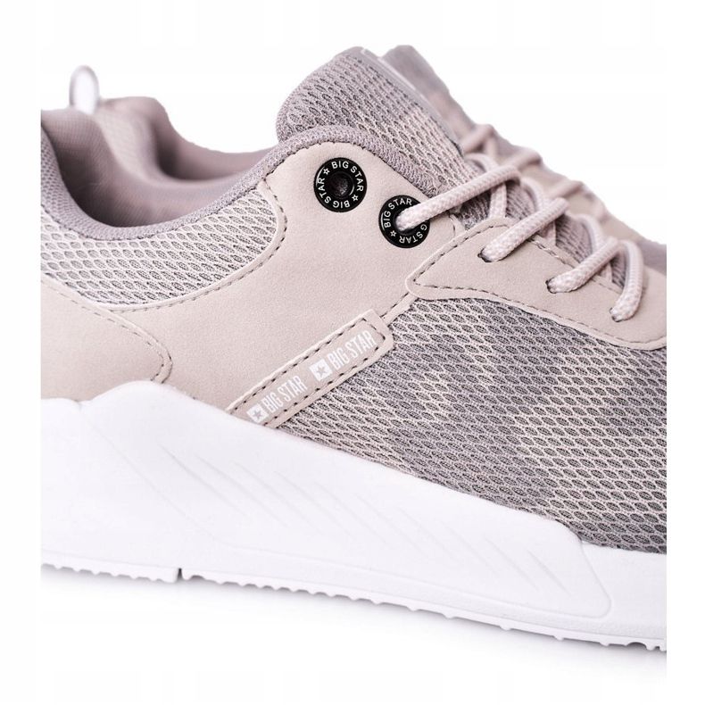 Calzado deportivo para hombre Memory Foam Big Star HH174139 Gris 1