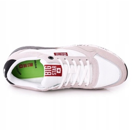 Zapatillas deportivas de hombre Memory Foam Big Star FF174208 Blanco-Gris 4