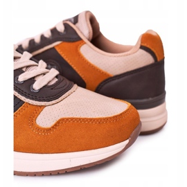 NEWS Calzado deportivo Hombre Sneakers Amarillo-Marrón Harold multicolor 3