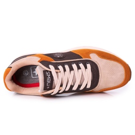 NEWS Calzado deportivo Hombre Sneakers Amarillo-Marrón Harold multicolor 4