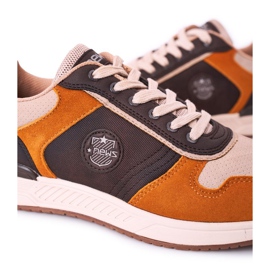 NEWS Calzado deportivo Hombre Sneakers Amarillo-Marrón Harold multicolor 6