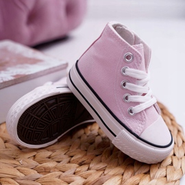 FRROCK Zapatos deportivos clásicos para niños Filemon rosa altos ['rosa'] 3