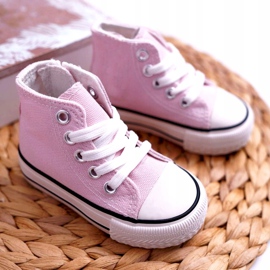 FRROCK Zapatos deportivos clásicos para niños Filemon rosa altos ['rosa'] 2