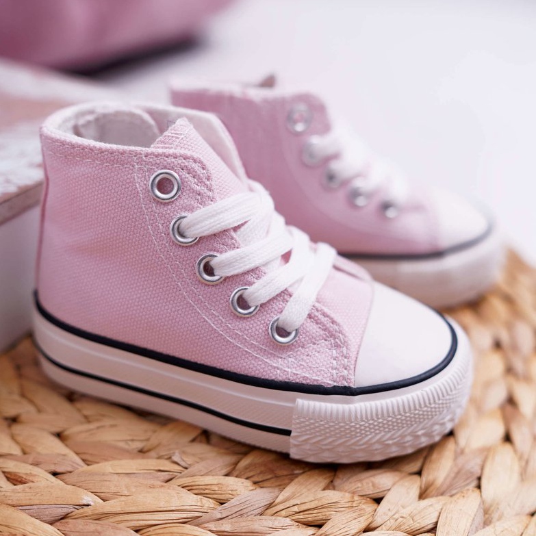 FRROCK Zapatos deportivos clásicos para niños Filemon rosa altos ['rosa'] 1