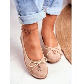 Bailarinas de Mujer Lu Boo Suede Beige 4
