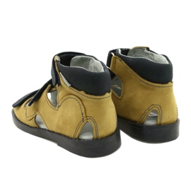 Mazurek Sandalias de cuero High Preventive 291 Naranja gris 2