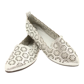 Bailarinas caladas plateadas Filippo DP2039 SI plata gris 3