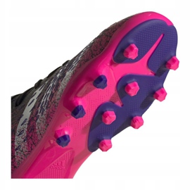Botas de fútbol adidas Predator Freak.3 Mg Jr FW7532 negro, negro, rosa negro 7