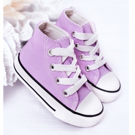 FRROCK Zapatillas Altas Infantiles Violeta Filemon 3