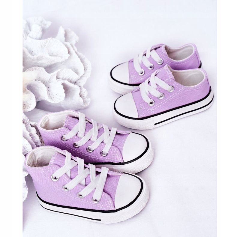 FRROCK Zapatos deportivos clásicos Filemon morados para niños púrpura 2