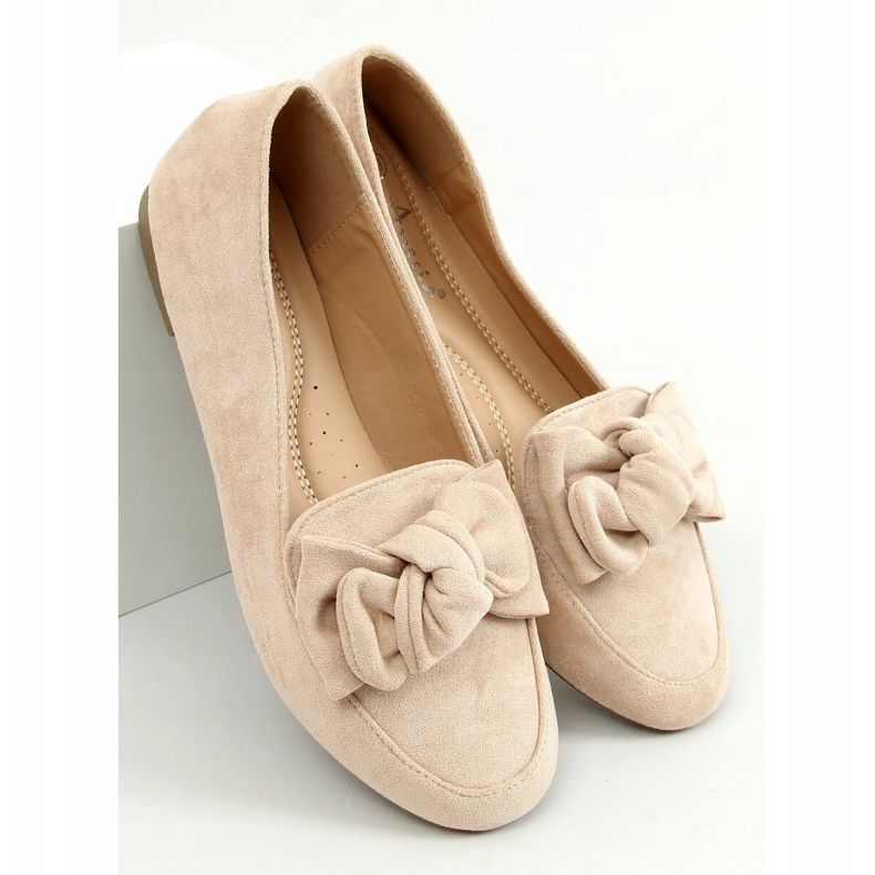 Mocasines con lazo Beige 88-382 Beige 1 Mocasines con lazo Beige 88-382 Beige 1