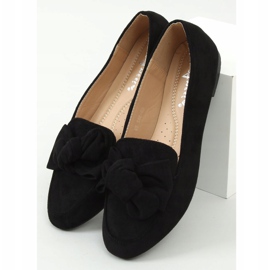 Mocasines negros con lazo 88-382 Negro 1