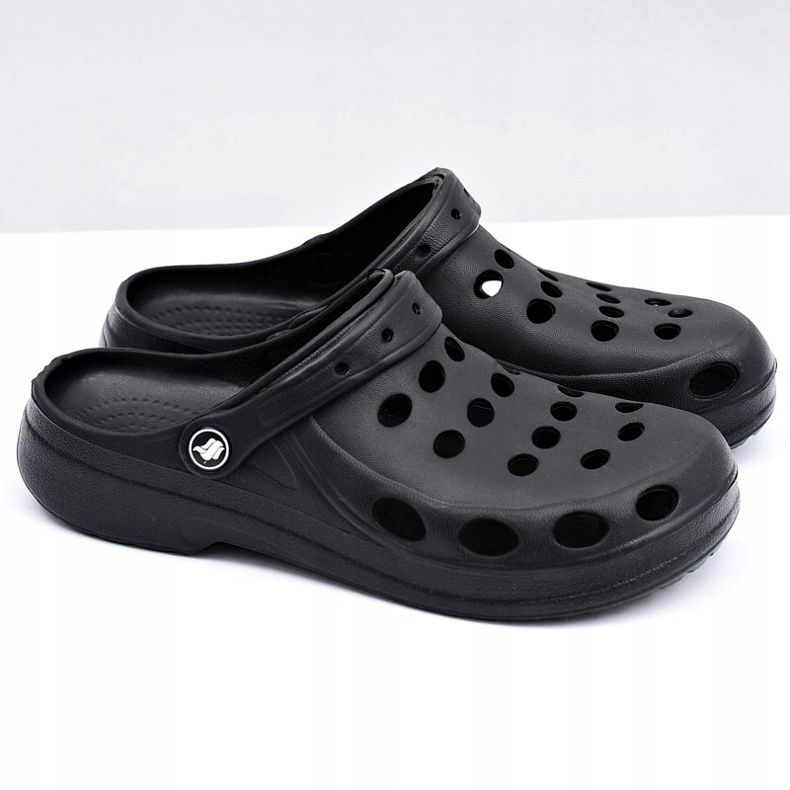 Flameshoes Sandalias Hombre Negras Kroks negro 3