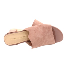 Sergio Leone Tacones altos de mujeres KL313 PINK rosado 4 Sergio Leone Tacones altos de mujeres KL313 PINK rosado 4