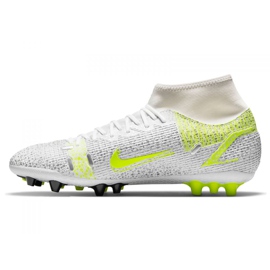 Zapatillas de fútbol Nike Superfly 8 Academy Ag M CV0842-107 blanco plateado plata 2