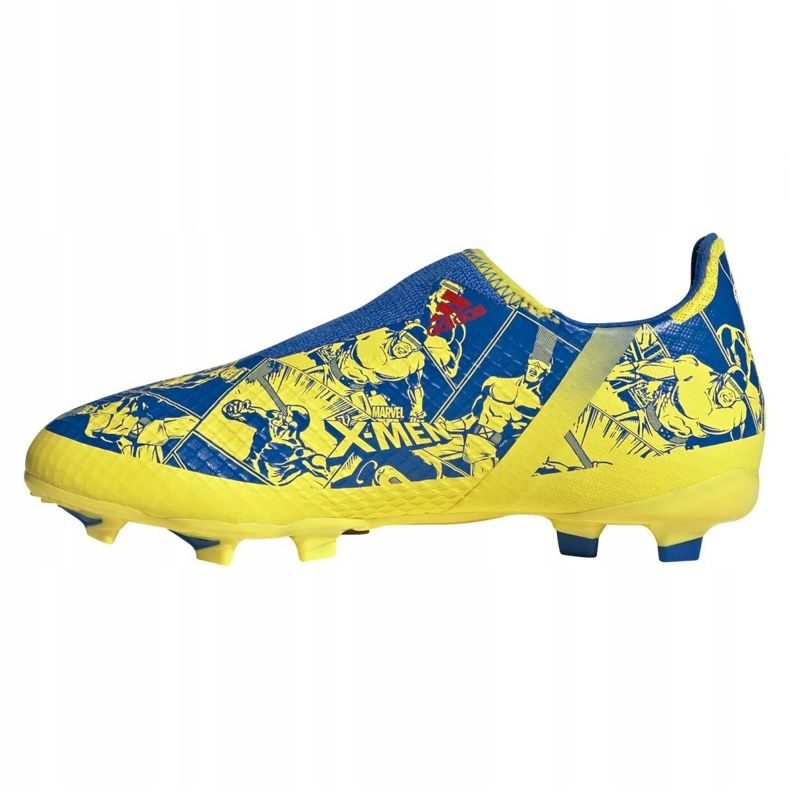 Botas de fútbol Adidas X Ghosted.3 Ll Fg Jr GZ7557 multicolor amarillo 1