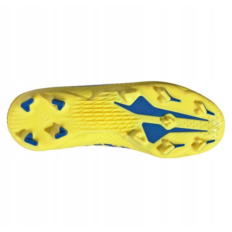 Botas de fútbol Adidas X Ghosted.3 Ll Fg Jr GZ7557 multicolor amarillo 2