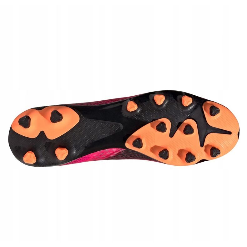 Botas de fútbol Adidas X Ghosted.3 Mg M FW6973 grafito, rosa rosa 2