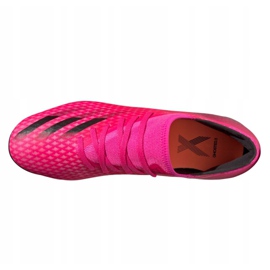 Botas de fútbol Adidas X Ghosted.3 Mg M FW6973 grafito, rosa rosado 3