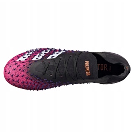 Botas de fútbol adidas Predator Freak.1 Low Sg M FW7246 grafito, negro, violeta negro 3