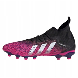 Botas de fútbol adidas Predator Freak.3 Mg M FW7515 grafito, negro, púrpura negro 1