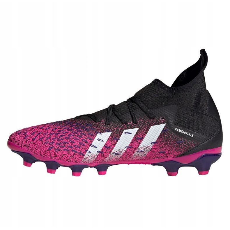 Botas de fútbol adidas Predator Freak.3 Mg M FW7515 grafito, negro, púrpura negro 1